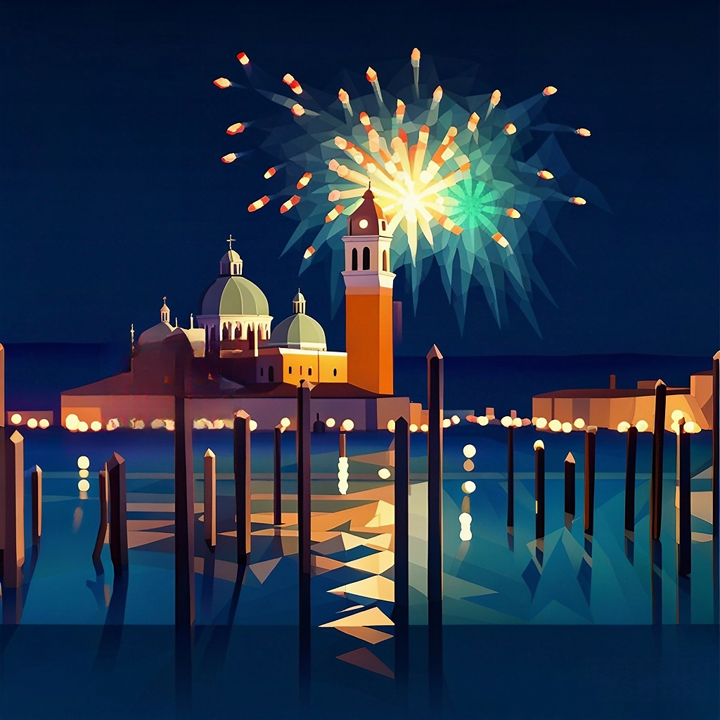 The Redentore festival in Venice